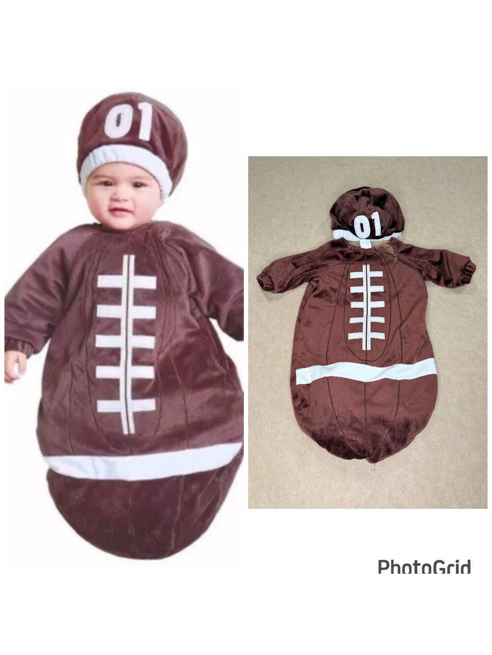 Hyde and eek Target Baby football bunting halloween party cosplay costume with m